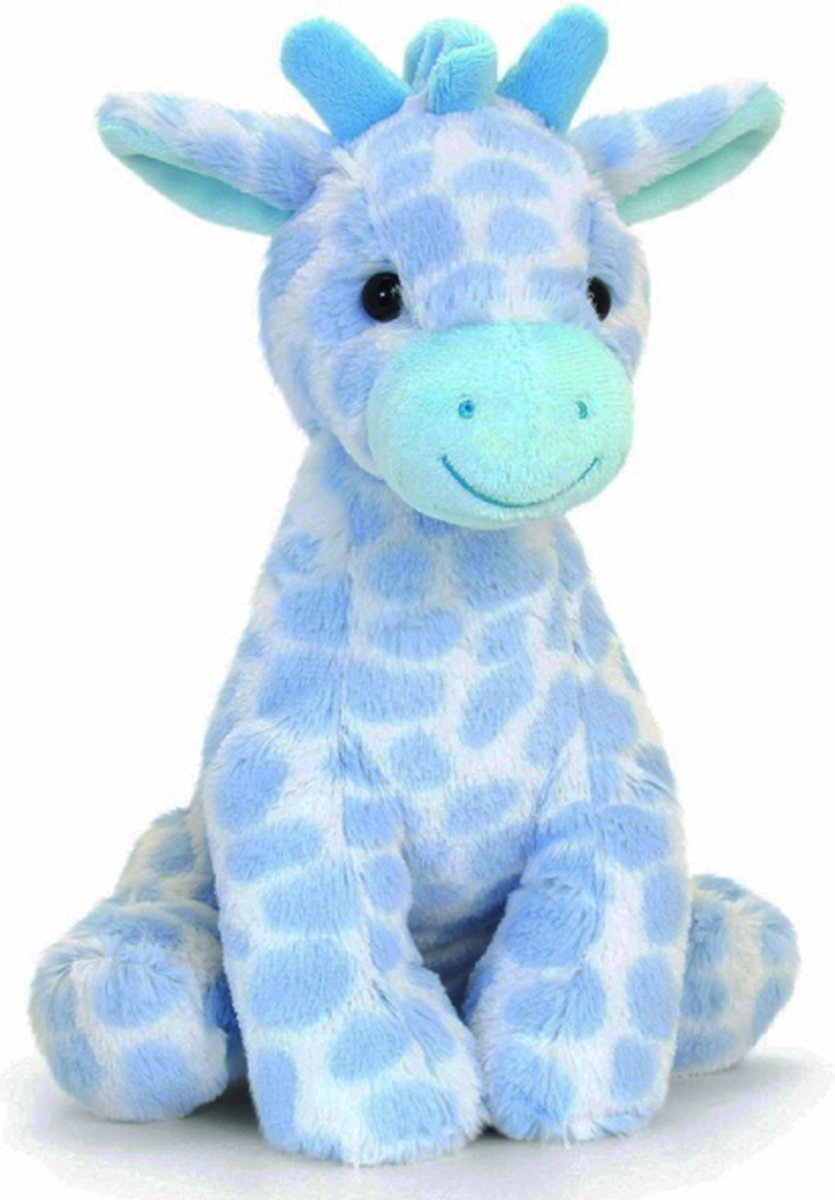 Giraffe (Blauw)   30 cm {Giraf Plush Toy | Speelgoed Knuffeldier Knuffelpop voor kinderen baby jongens meisje | Dierenknuffel Dieren Dierentuin Dier}